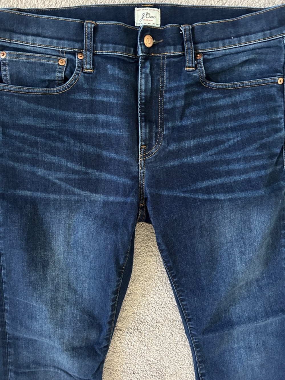 J. Crew Men’s Jeans - 484 Slim ~ W33 L30 ~ Dark Blue
